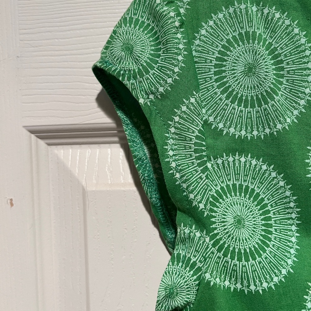 Shabby Apple Women’s Green Peplum Top Size 6 - Picture 5 of 11